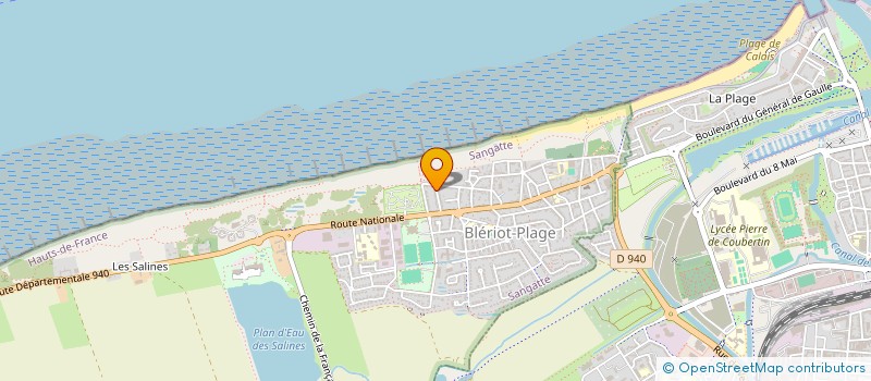 localisation de l'entreprise MONSIEUR HUGO OUAHIOUNE  SANGATTE