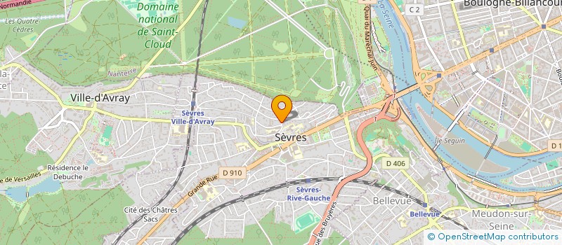 localisation de l'entreprise MONSIEUR HUGO OUTTERS à SEVRES