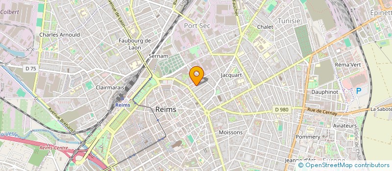 localisation de l'entreprise MONSIEUR HUGO PACE  REIMS