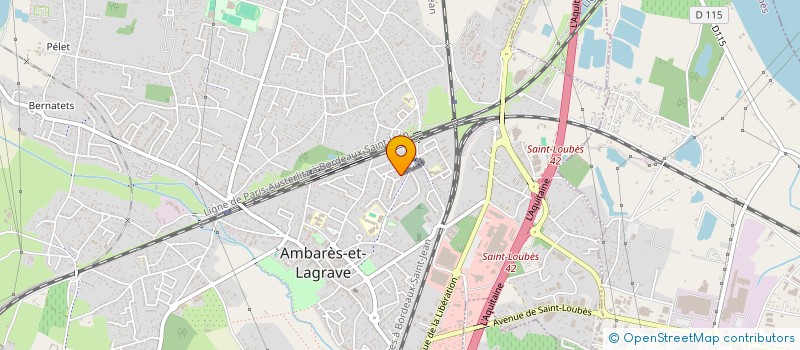 localisation de l'entreprise MONSIEUR HUGO PAILLAO LIENAN  AMBARES-ET-LAGRAVE