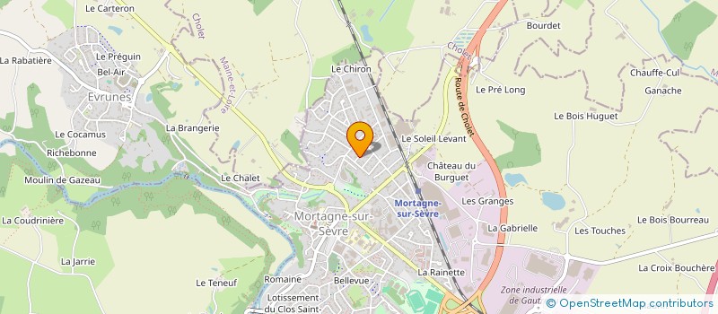 localisation de l'entreprise MONSIEUR HUGO PAILLAT à MORTAGNE-SUR-SEVRE