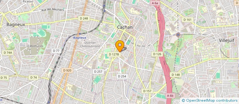 localisation de l'entreprise MONSIEUR HUGO PANIBAL  CACHAN