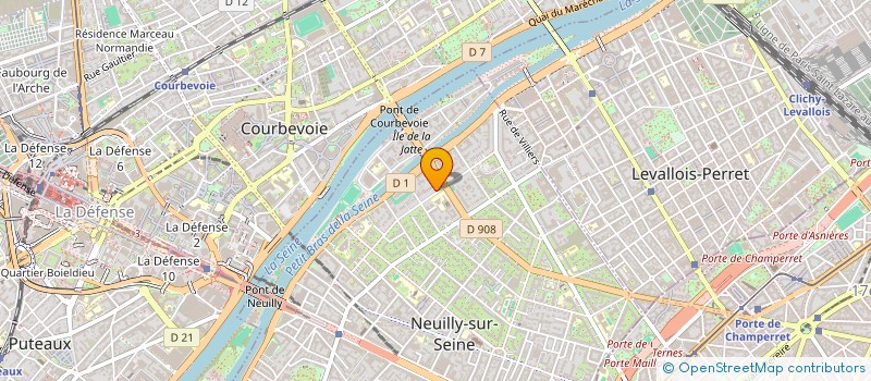 localisation de l'entreprise MONSIEUR HUGO PANISSAL à NEUILLY-SUR-SEINE
