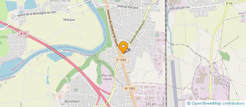 localisation de l'entreprise MONSIEUR HUGO PARILLA  SAINT-JUST-SAINT-RAMBERT