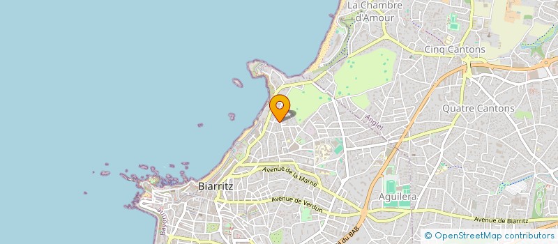 localisation de l'entreprise MONSIEUR HUGO-PAUL DAMESTOY à BIARRITZ