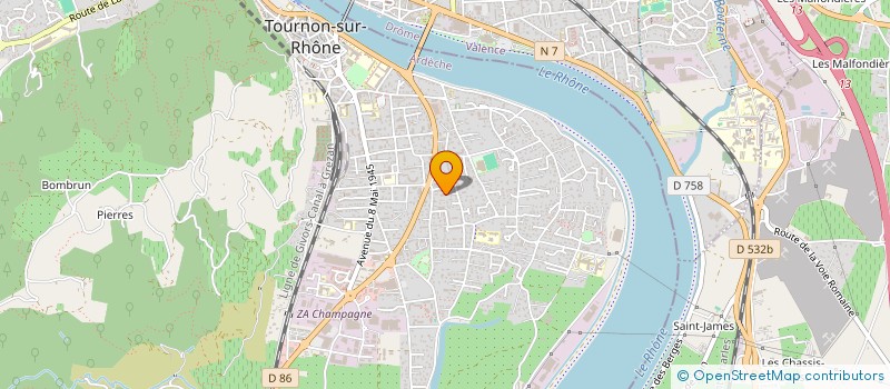 localisation de l'entreprise MONSIEUR HUGO PAUZE à TOURNON-SUR-RHONE