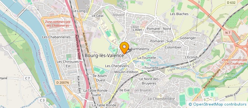 localisation de l'entreprise MONSIEUR HUGO PAYET  BOURG-LES-VALENCE