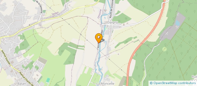 localisation de l'entreprise MONSIEUR HUGO PELAMATTI à DAIGNY