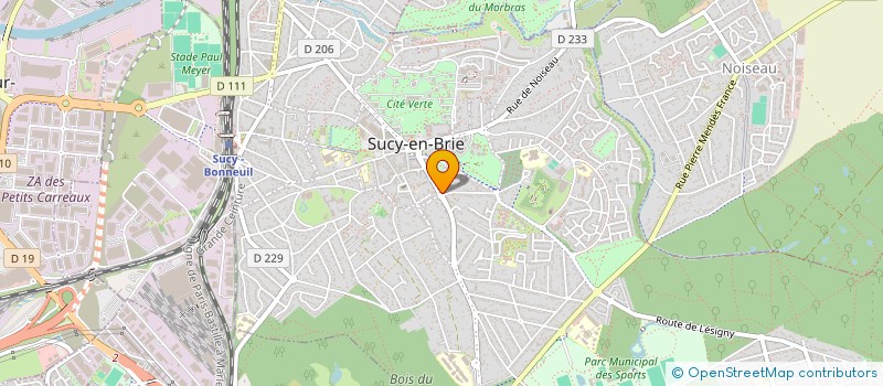 localisation de l'entreprise MONSIEUR HUGO PELARD  SUCY-EN-BRIE