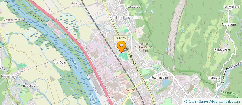 localisation de l'entreprise MONSIEUR HUGO PELLETIER  FONTANIL-CORNILLON