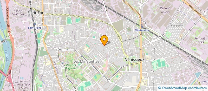 localisation de l'entreprise MONSIEUR HUGO PELLETIER  VENISSIEUX