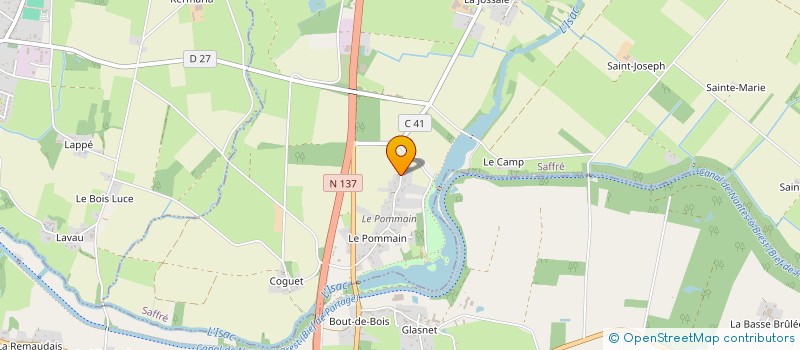 localisation de l'entreprise MONSIEUR HUGO PENEAU  NOZAY