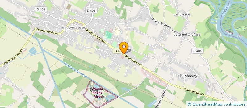 localisation de l'entreprise MONSIEUR HUGO PEREIRA  LES AVENIERES VEYRINS-THUELLIN