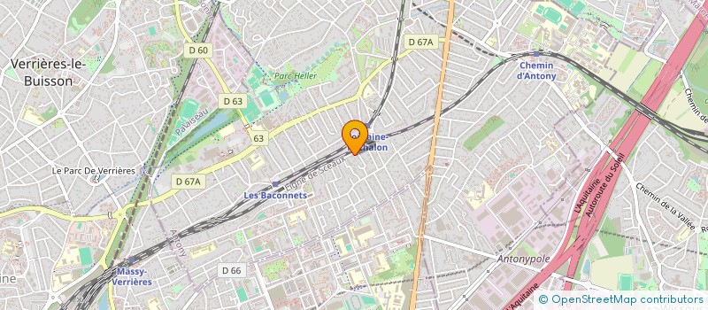 localisation de l'entreprise MONSIEUR HUGO PERES à ANTONY