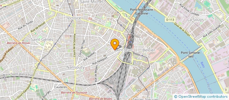 localisation de l'entreprise MONSIEUR HUGO PEREZ  BORDEAUX