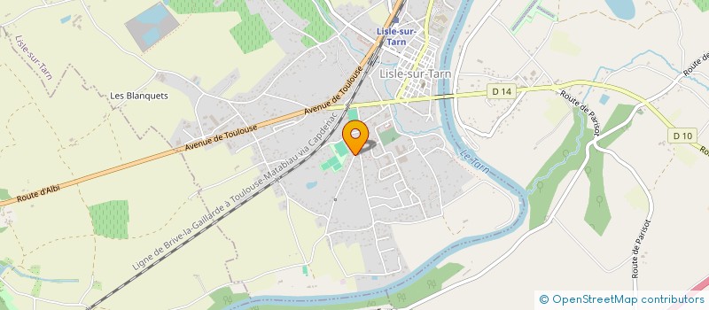 localisation de l'entreprise MONSIEUR HUGO PERIE à LISLE-SUR-TARN