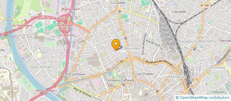 localisation de l'entreprise MONSIEUR HUGO PERIES  TOULOUSE