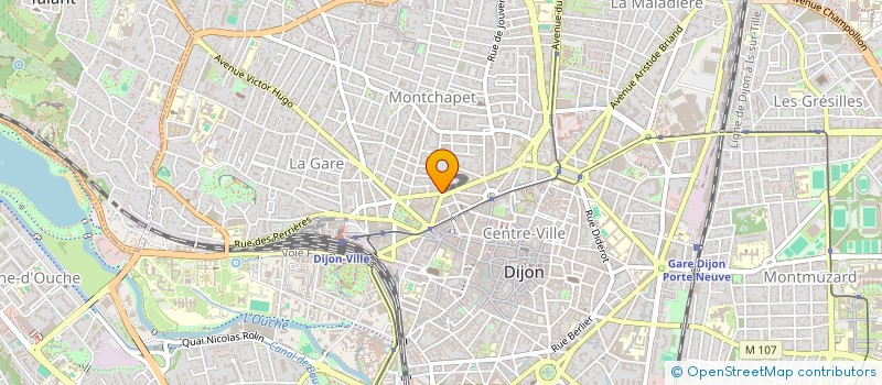 localisation de l'entreprise MONSIEUR HUGO PERNET à DIJON