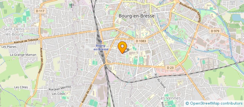 localisation de l'entreprise MONSIEUR HUGO PERRIN  BOURG-EN-BRESSE