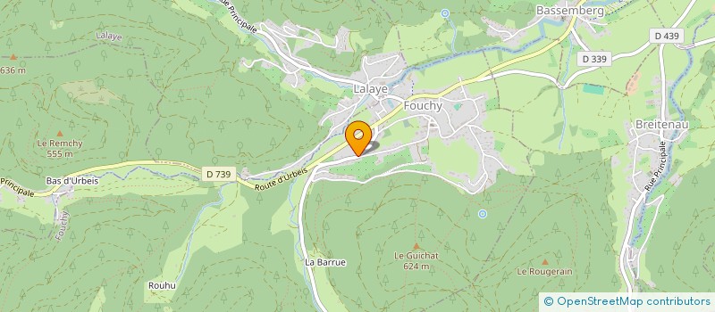 localisation de l'entreprise MONSIEUR HUGO PERRIN  FOUCHY