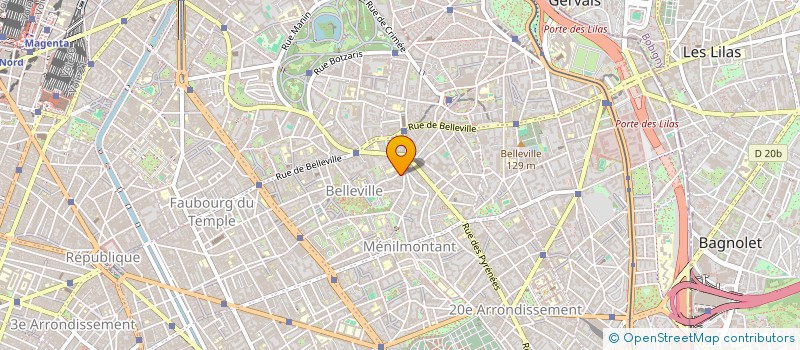 localisation de l'entreprise MONSIEUR HUGO PERROUX  PARIS