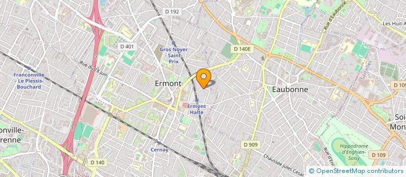 localisation de l'entreprise MONSIEUR HUGO PERTZING  ERMONT