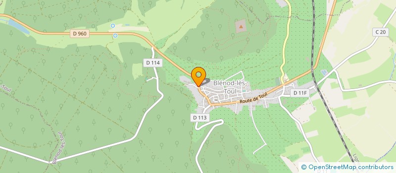 localisation de l'entreprise MONSIEUR HUGO PESCHELOCHE  BLENOD-LES-TOUL