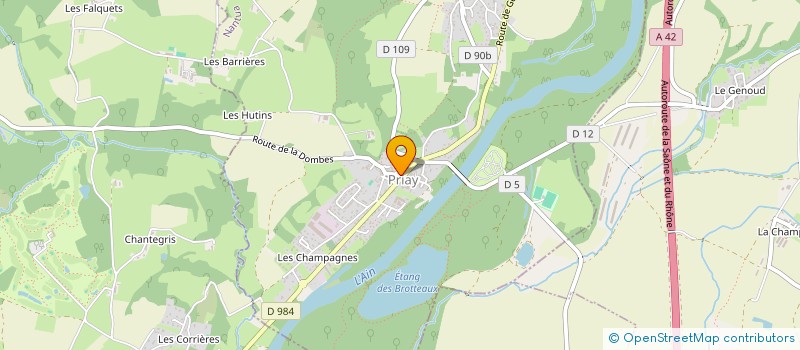 localisation de l'entreprise MONSIEUR HUGO PETERSEN  PRIAY