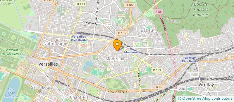 localisation de l'entreprise MONSIEUR HUGO PETIT à VERSAILLES