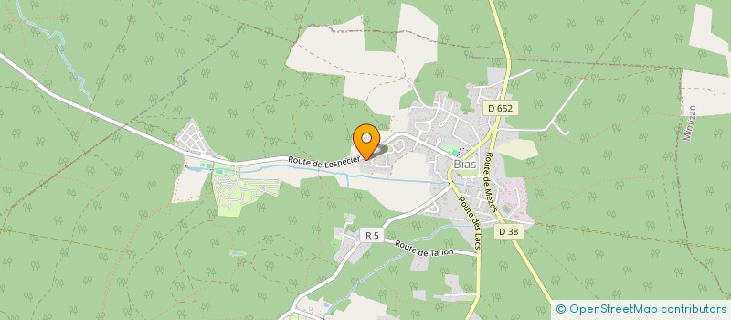 localisation de l'entreprise MONSIEUR HUGO PETIT  BIAS