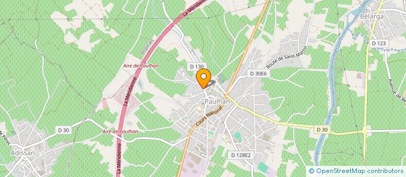 localisation de l'entreprise MONSIEUR HUGO PEYRAS à PAULHAN