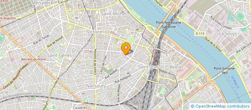 localisation de l'entreprise MONSIEUR HUGO PICHARD  BORDEAUX