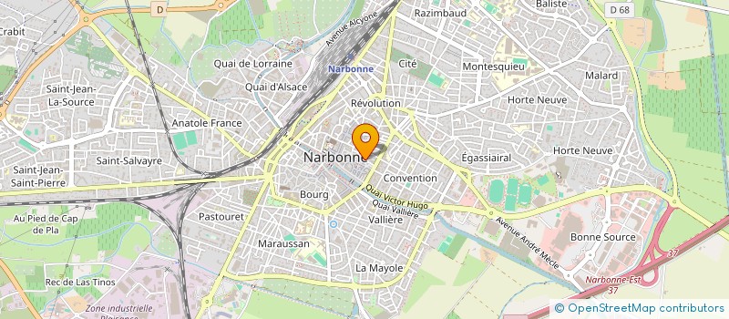 localisation de l'entreprise MONSIEUR HUGO PICHERY  NARBONNE