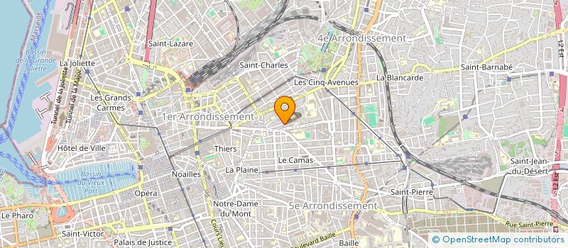 localisation de l'entreprise MONSIEUR HUGO PIERLAS à MARSEILLE