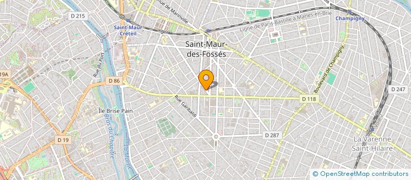 localisation de l'entreprise MONSIEUR HUGO PILLARD  SAINT-MAUR-DES-FOSSES