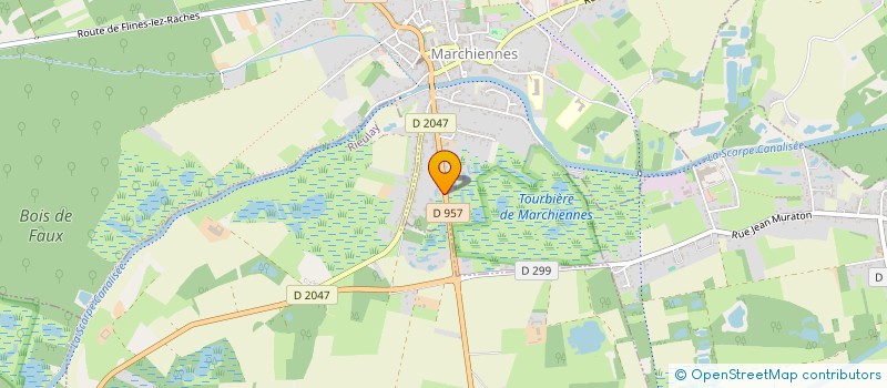 localisation de l'entreprise MONSIEUR HUGO PINON  MARCQ-EN-OSTREVENT