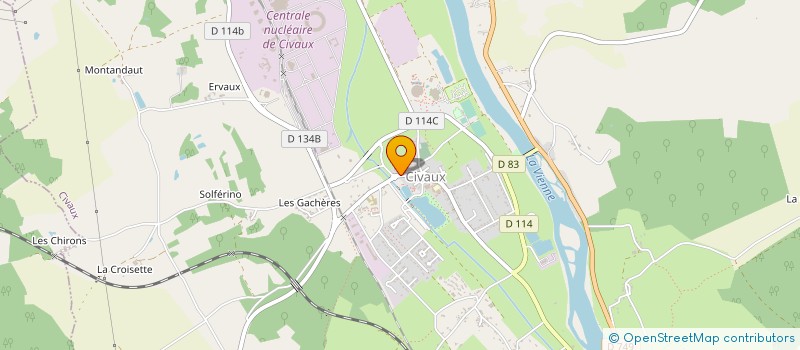 localisation de l'entreprise MONSIEUR HUGO PLAS  CIVAUX