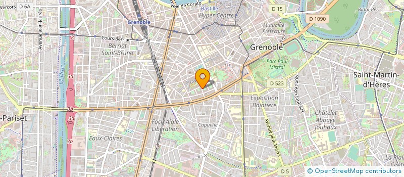 localisation de l'entreprise MONSIEUR HUGO PLE à GRENOBLE