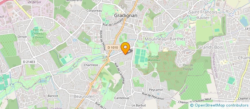 localisation de l'entreprise MONSIEUR HUGO PLOTTU  GRADIGNAN