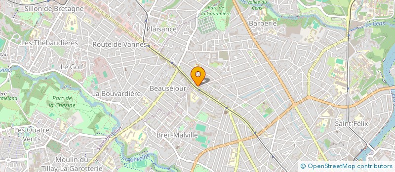 localisation de l'entreprise MONSIEUR HUGO PLOUZENNEC  NANTES