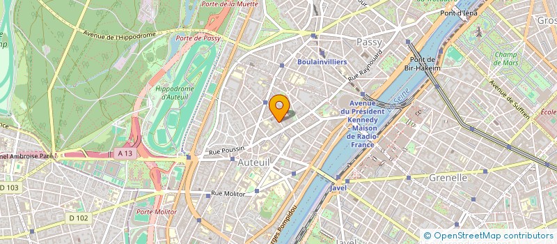 localisation de l'entreprise MONSIEUR HUGO POILVE  PARIS