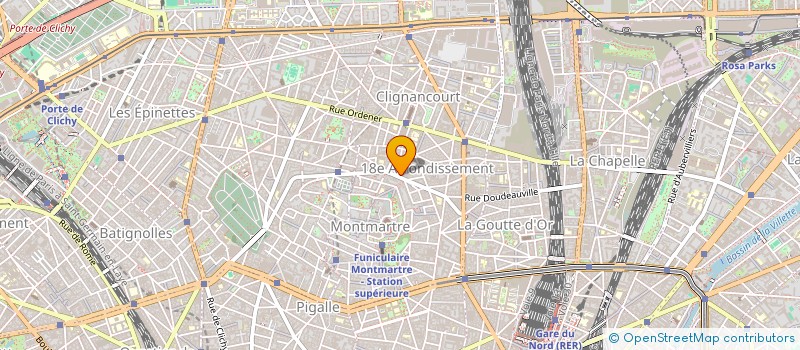 localisation de l'entreprise MONSIEUR HUGO POIRIER  PANTIN