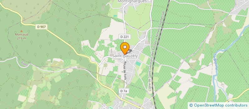 localisation de l'entreprise MONSIEUR HUGO POIRIER à SAINT-BAUZELY