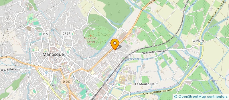 localisation de l'entreprise MONSIEUR HUGO PONS à MANOSQUE