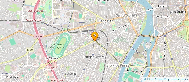 localisation de l'entreprise MONSIEUR HUGO PORTELA GOMES  TOULOUSE