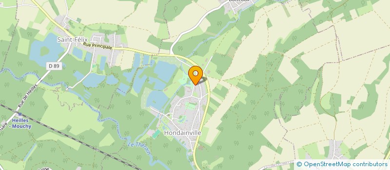 localisation de l'entreprise MONSIEUR HUGO PRINGAL  HONDAINVILLE