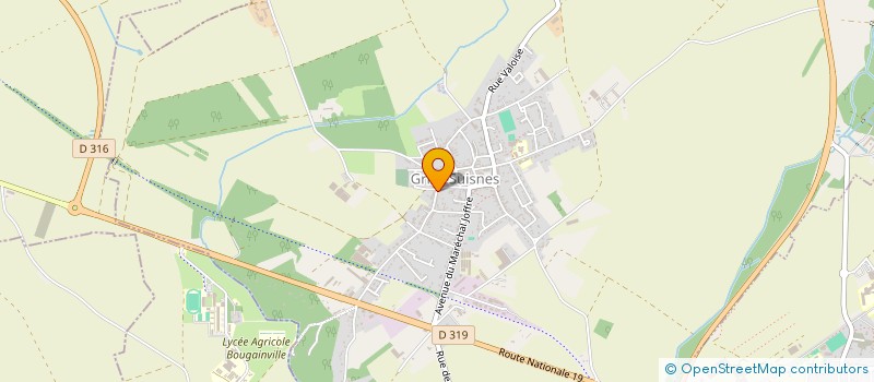 localisation de l'entreprise MONSIEUR HUGO PRUNET  GRISY-SUISNES