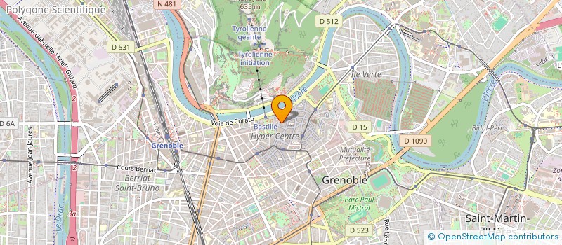 localisation de l'entreprise MONSIEUR HUGO RABIET  GRENOBLE