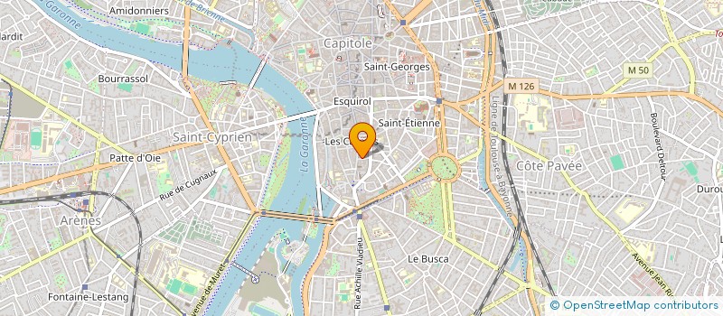 localisation de l'entreprise MONSIEUR HUGO RACAUD à TOULOUSE