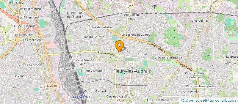 localisation de l'entreprise MONSIEUR HUGO RAIMBERT  FLEURY-LES-AUBRAIS